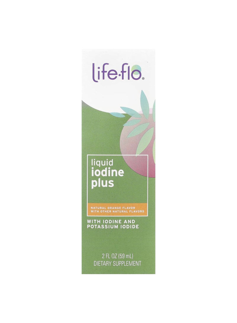 Liquid Iodine Plus, Natural Orange, 2 fl oz (59 ml)
